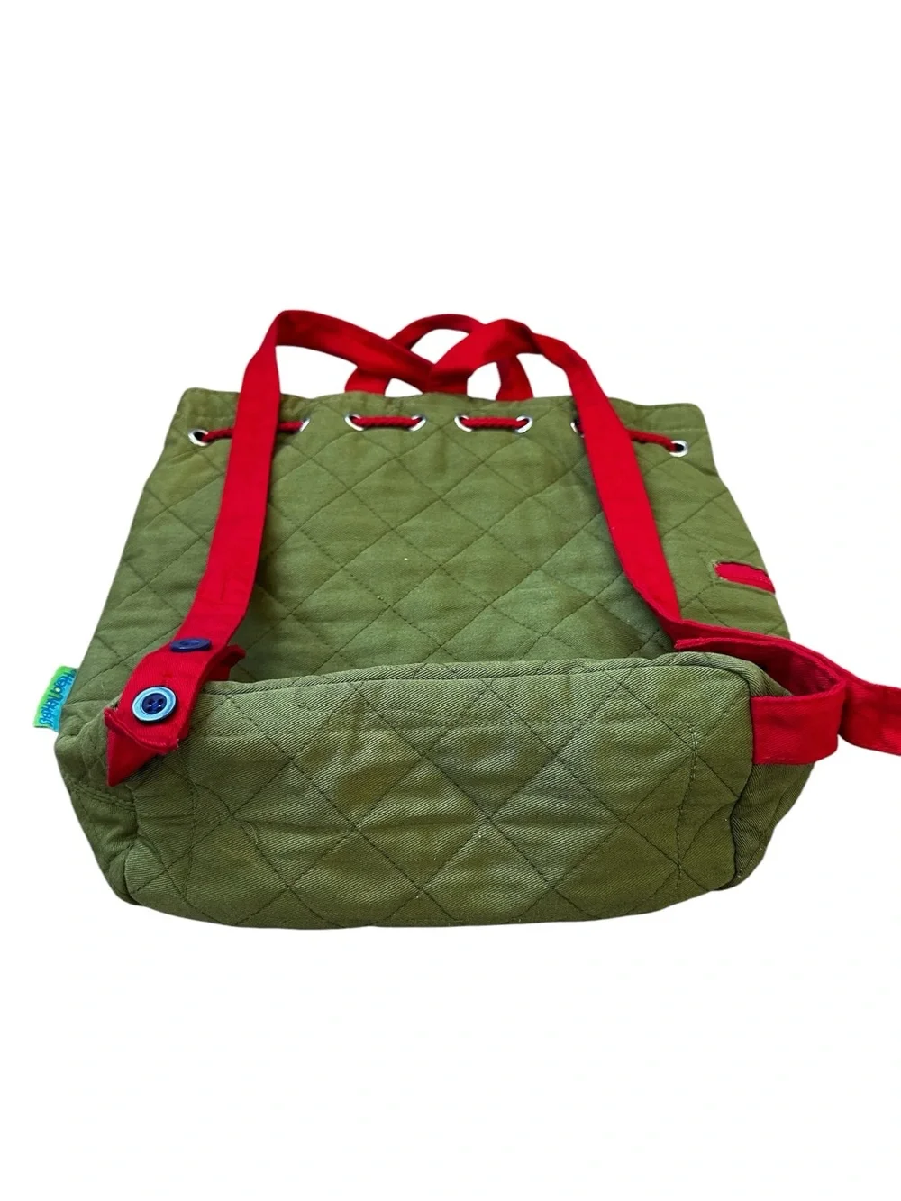 Stephen Joseph’s Backpack Airplane Appliqués Army Green Quilted Travel School